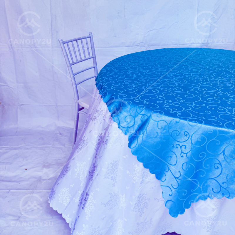 Round Table Top - 5ft Baby Blue