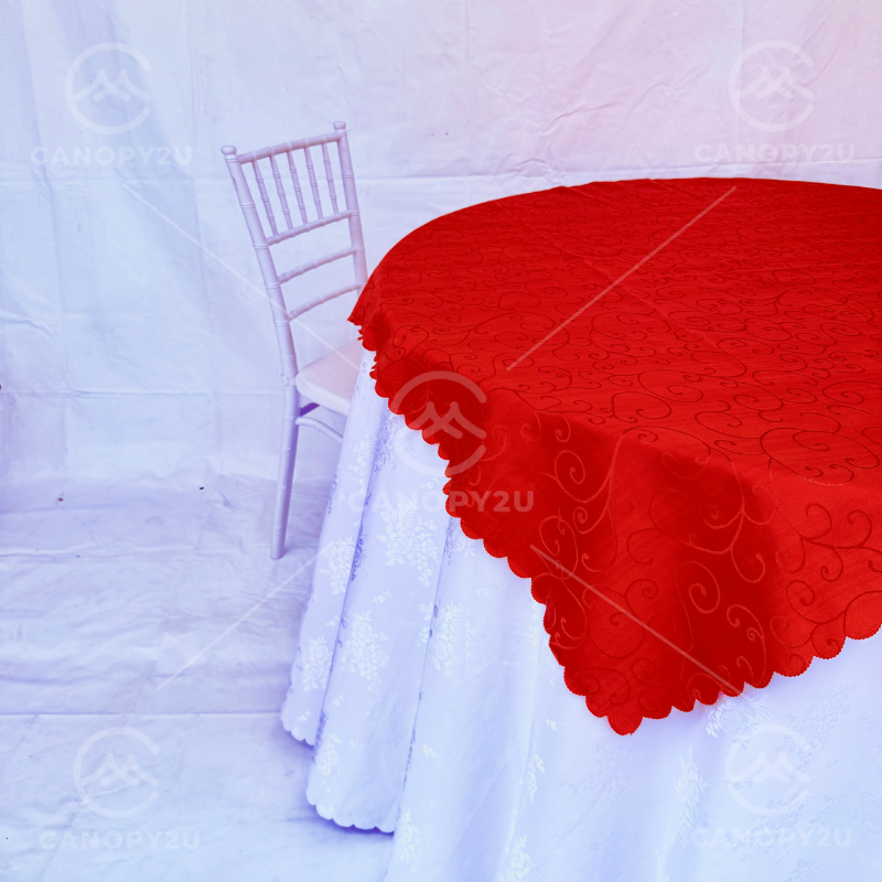 Round Table Top - 5ft CNY Red