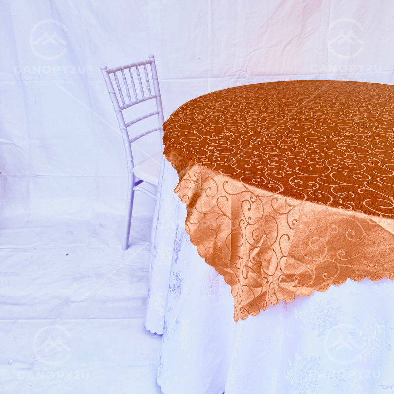Round Table Top - 5ft Copper Gold