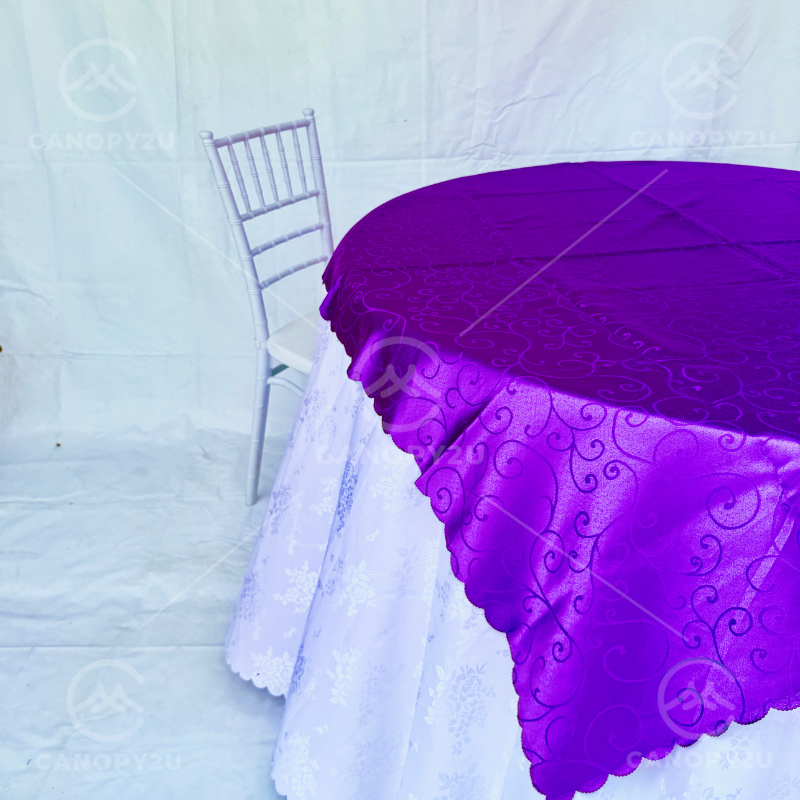 Round Table Top - 5ft Dark Purple