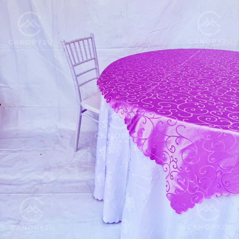 Round Table Top - 5ft Light Purple