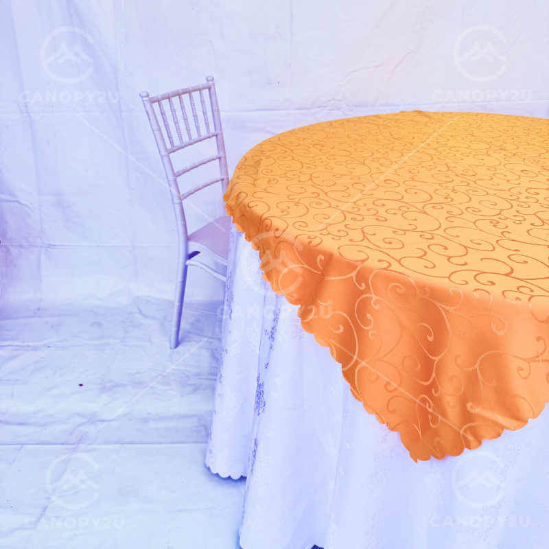 Round Table Top - 5ft Orange