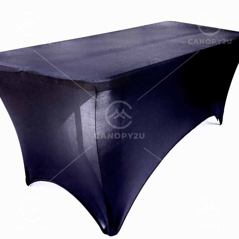 Spandex - Oblong Table Black